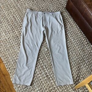 Vineyard Vines Breaker Pants Khaki 36 x 30 Polyester Spandex Preowned